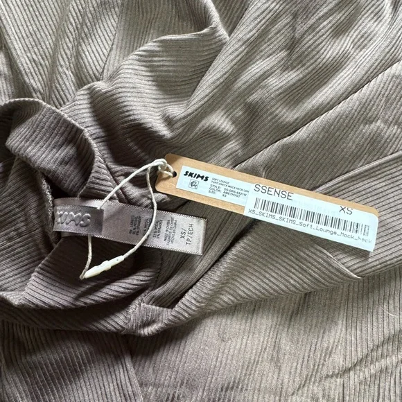 SKIMS - Soft Lounge Ribbed Mock Neck Long stretch-modal dress - Amethyst - Picture 5 of 5